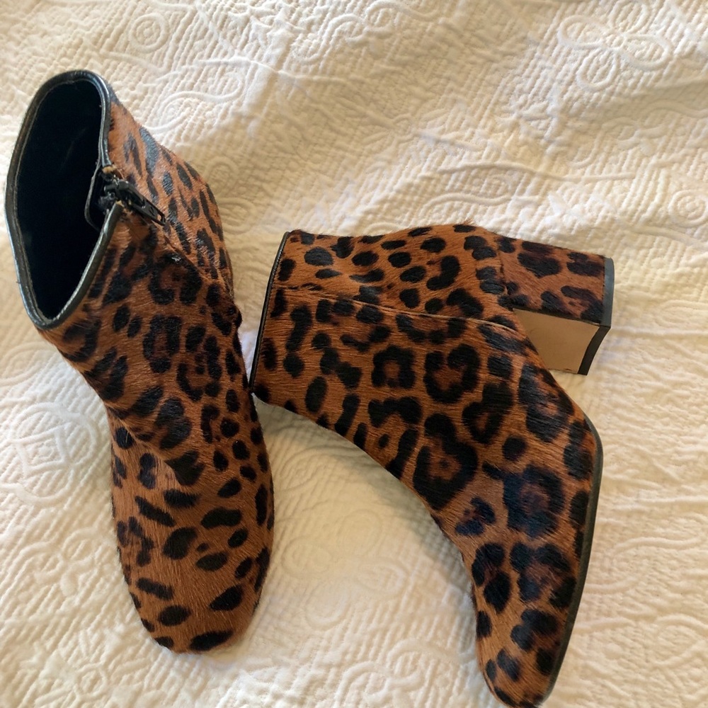 Leopard print Zara booties